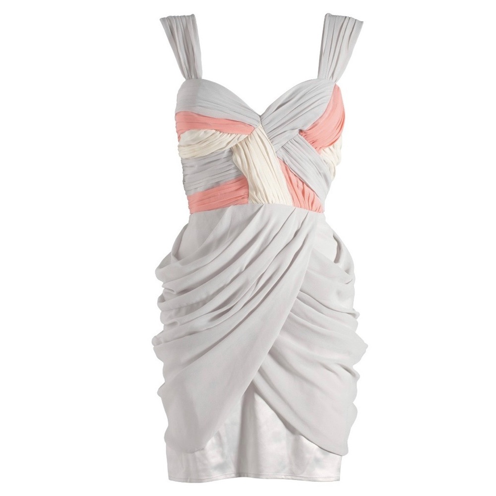 Lipsy London Greycian Crossover Drape Dress